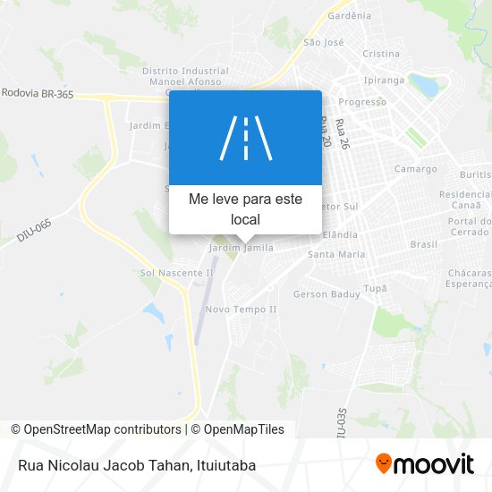 Rua Nicolau Jacob Tahan mapa