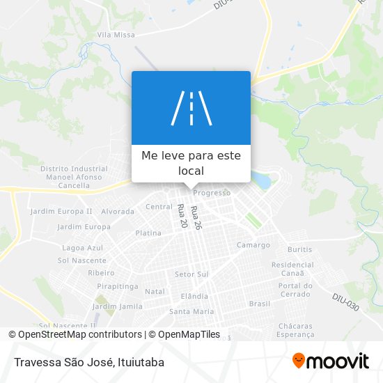 Travessa São José mapa