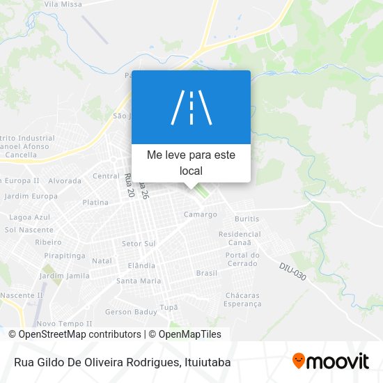 Rua Gildo De Oliveira Rodrigues mapa