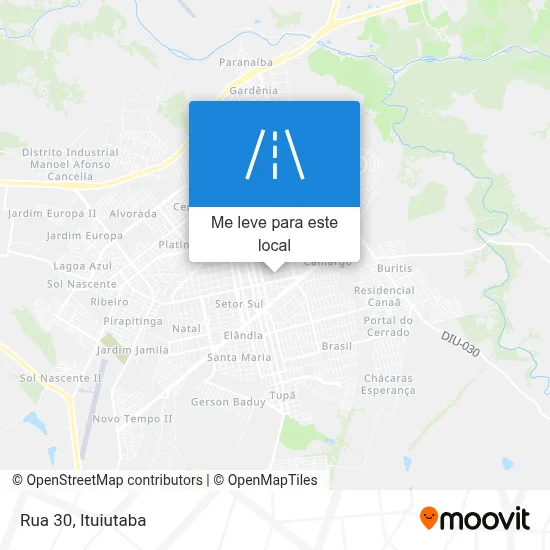 Rua 30 mapa