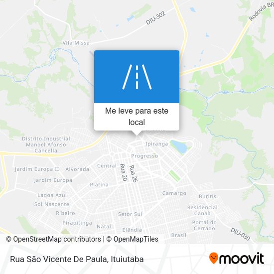Rua São Vicente De Paula mapa