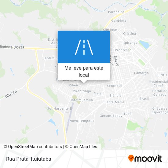 Rua Prata mapa