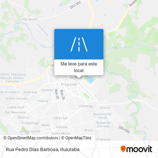 Rua Pedro Dias Barbosa mapa