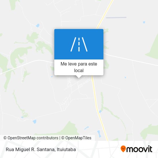 Rua Miguel R. Santana mapa