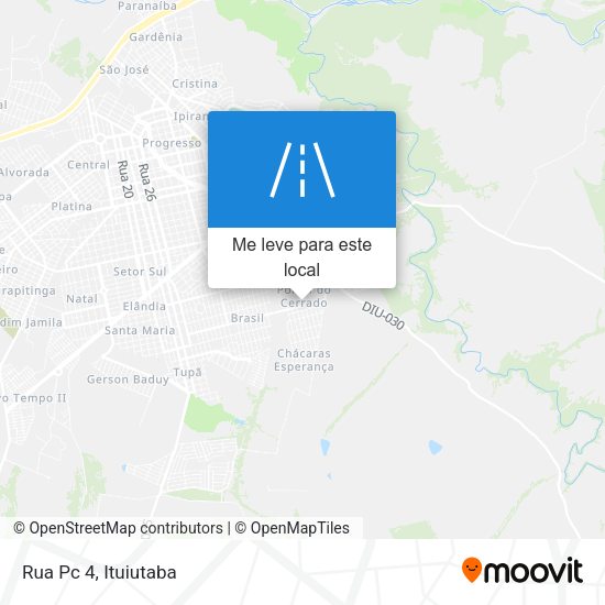Rua Pc 4 mapa