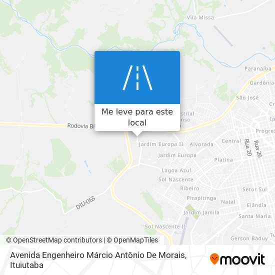 Avenida Engenheiro Márcio Antônio De Morais mapa