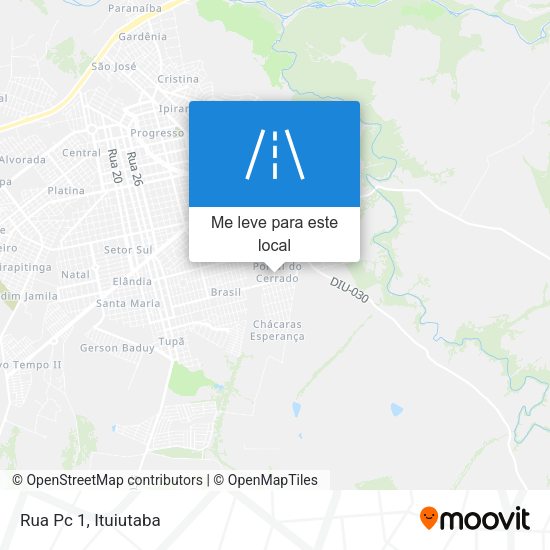 Rua Pc 1 mapa