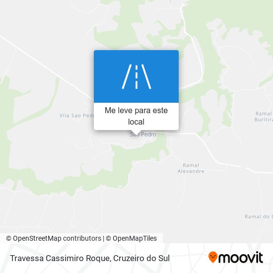 Travessa Cassimiro Roque mapa