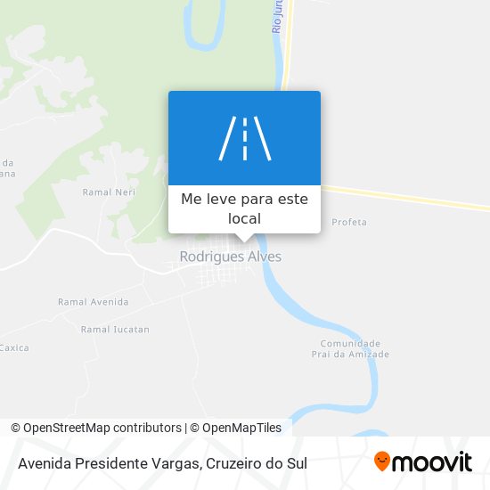 Avenida Presidente Vargas mapa