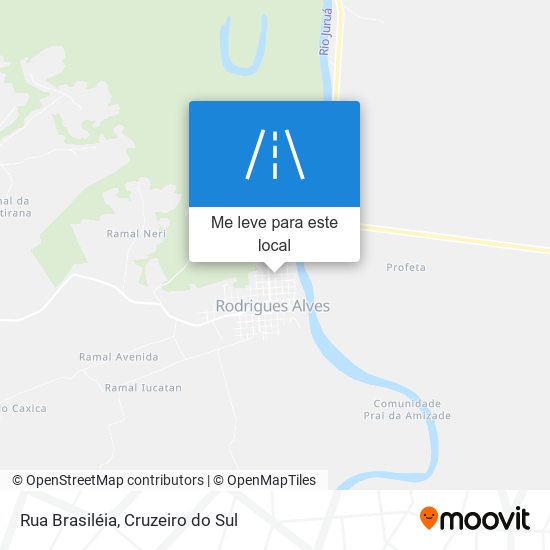 Rua Brasiléia mapa