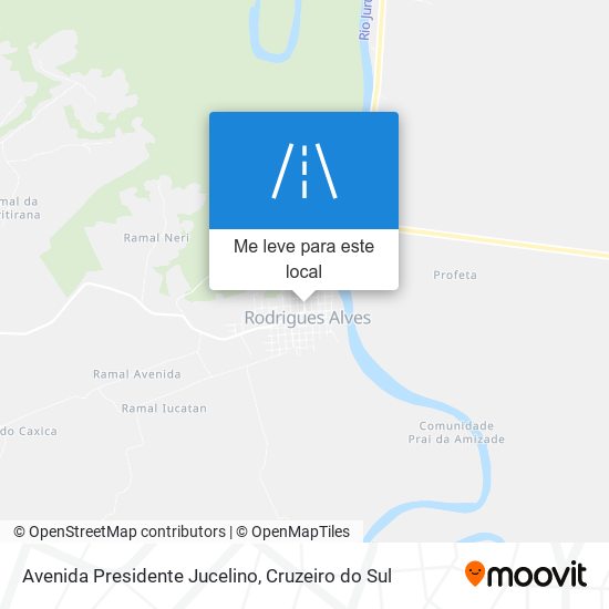 Avenida Presidente Jucelino mapa