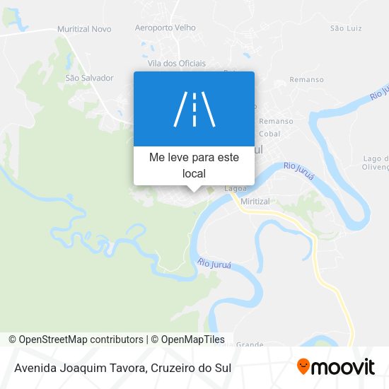 Avenida Joaquim Tavora mapa