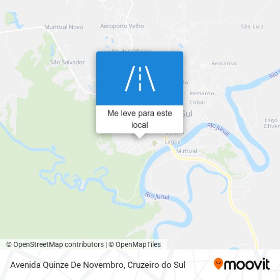 Avenida Quinze De Novembro mapa