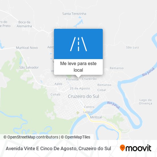 Avenida Vinte E Cinco De Agosto mapa