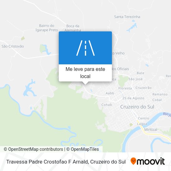 Travessa Padre Crostofao F Arnald mapa