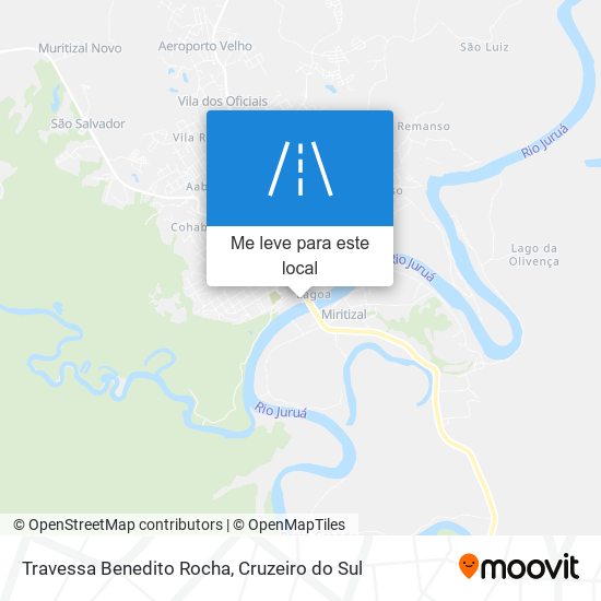 Travessa Benedito Rocha mapa