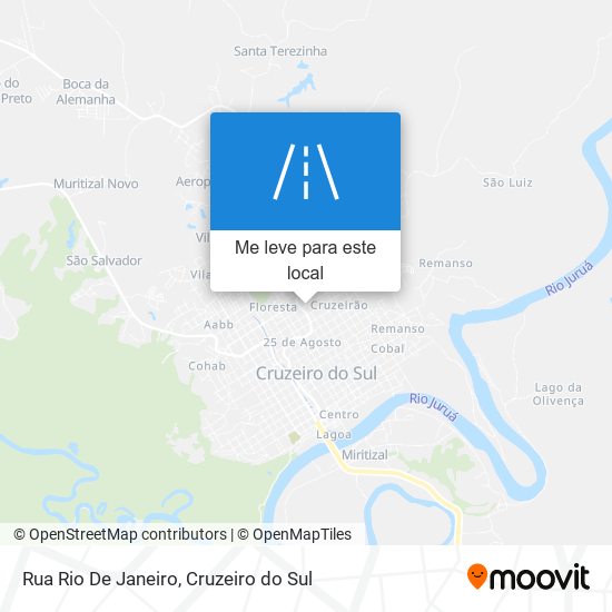 Rua Rio De Janeiro mapa