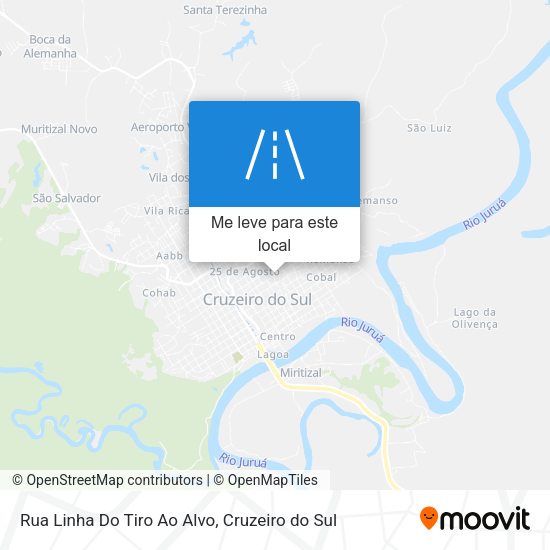 Rua Linha Do Tiro Ao Alvo mapa