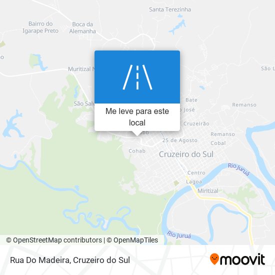 Rua Do Madeira mapa