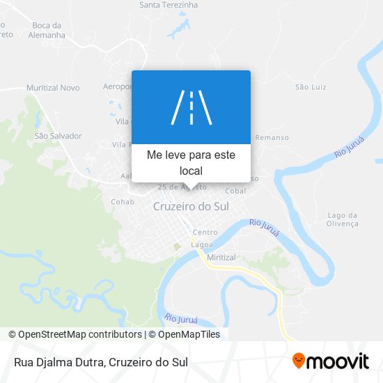 Rua Djalma Dutra mapa