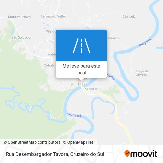 Rua Desembargador Tavora mapa