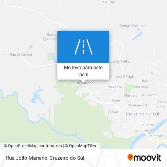 Rua João Mariano mapa