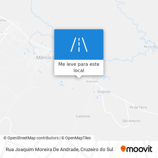 Rua Joaquim Moreira De Andrade mapa