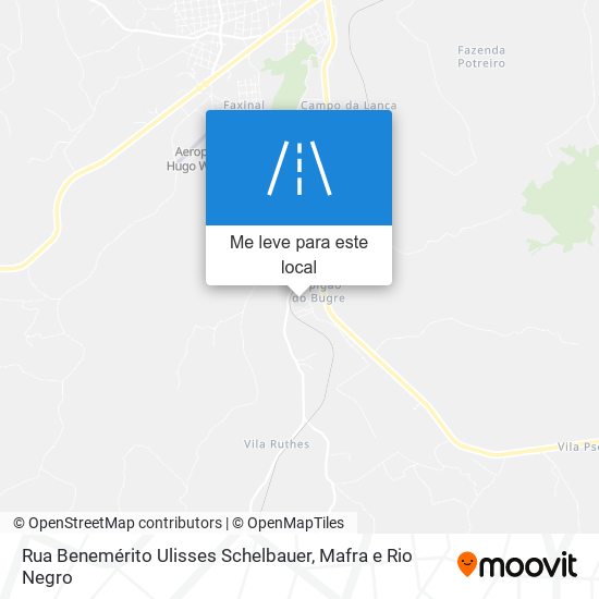 Rua Benemérito Ulisses Schelbauer mapa