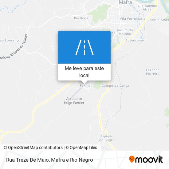 Rua Treze De Maio mapa