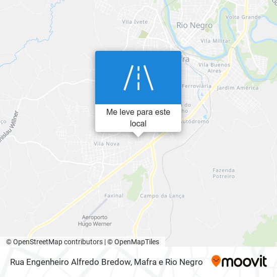 Rua Engenheiro Alfredo Bredow mapa