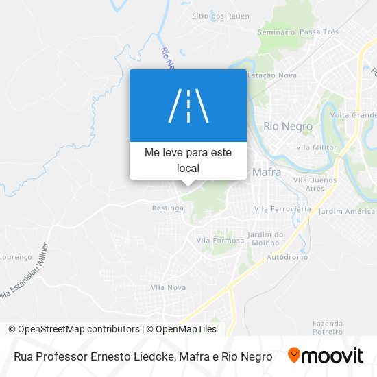 Rua Professor Ernesto Liedcke mapa