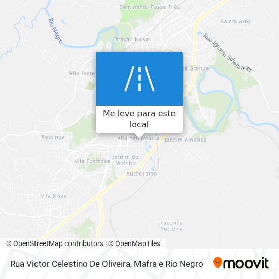 Rua Victor Celestino De Oliveira mapa