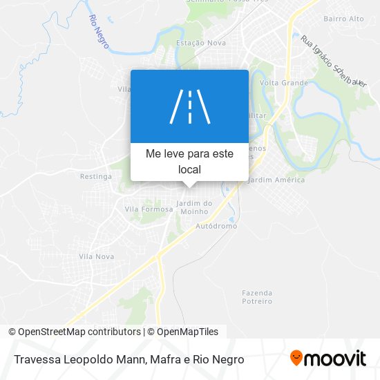 Travessa Leopoldo Mann mapa