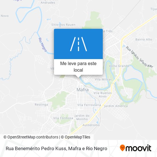 Rua Benemérito Pedro Kuss mapa