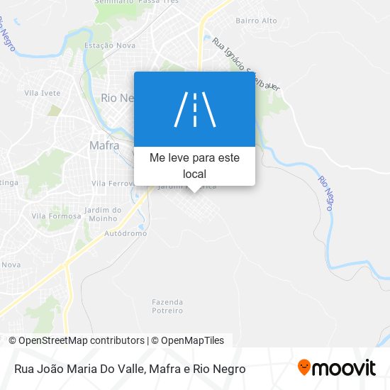 Rua João Maria Do Valle mapa