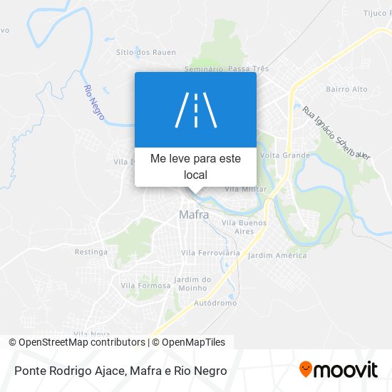 Ponte Rodrigo Ajace mapa