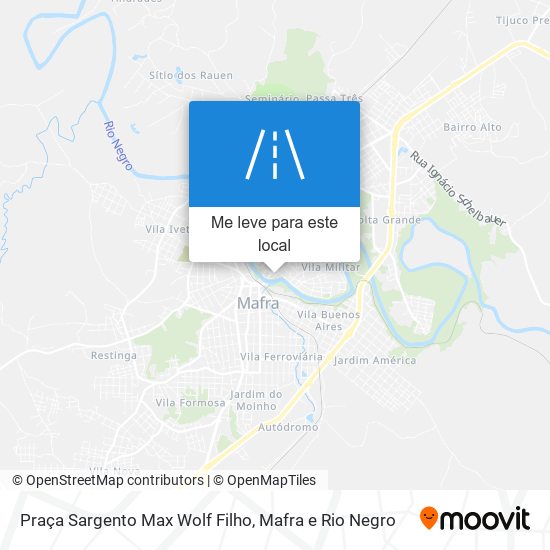 Praça Sargento Max Wolf Filho mapa