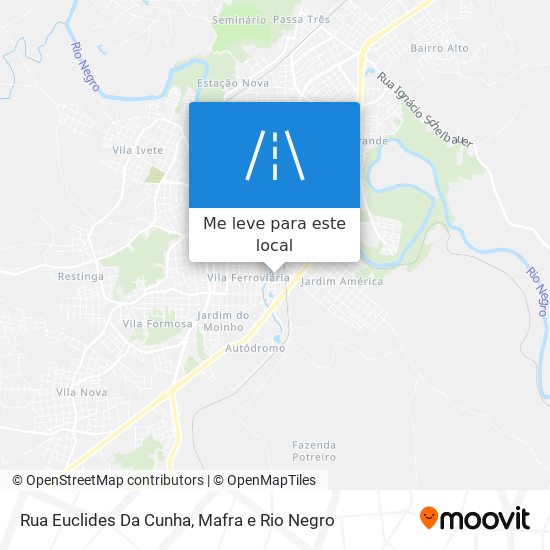 Rua Euclides Da Cunha mapa