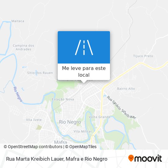 Rua Marta Kreibich Lauer mapa