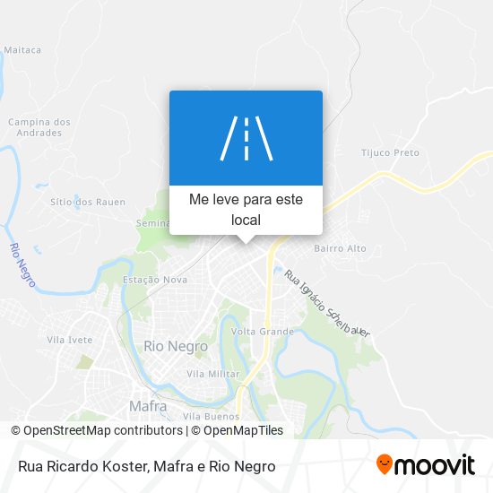 Rua Ricardo Koster mapa