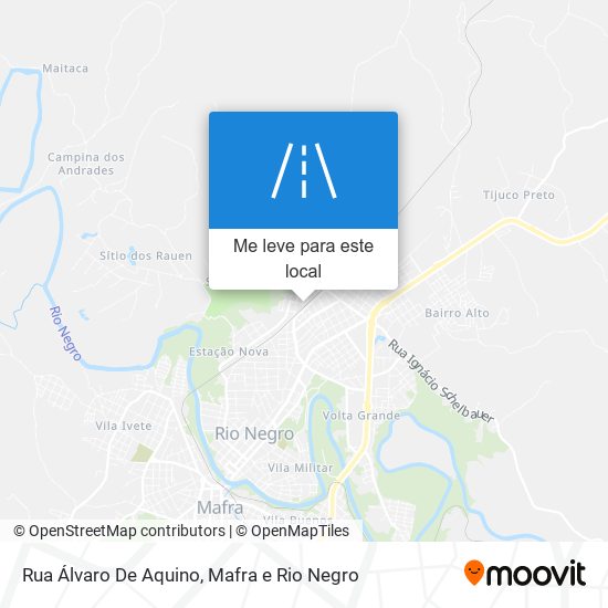 Rua Álvaro De Aquino mapa