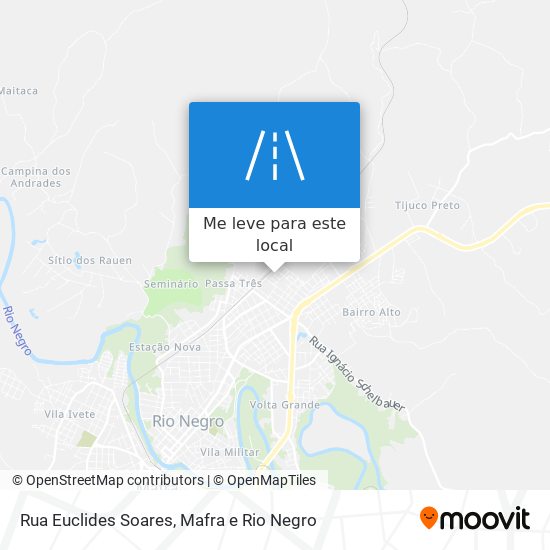 Rua Euclides Soares mapa