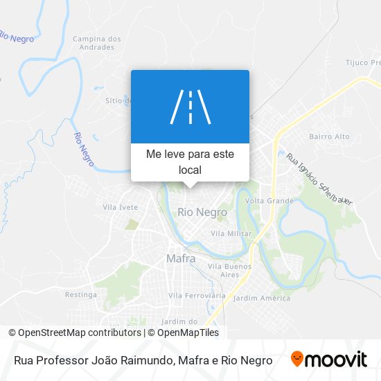 Rua Professor João Raimundo mapa