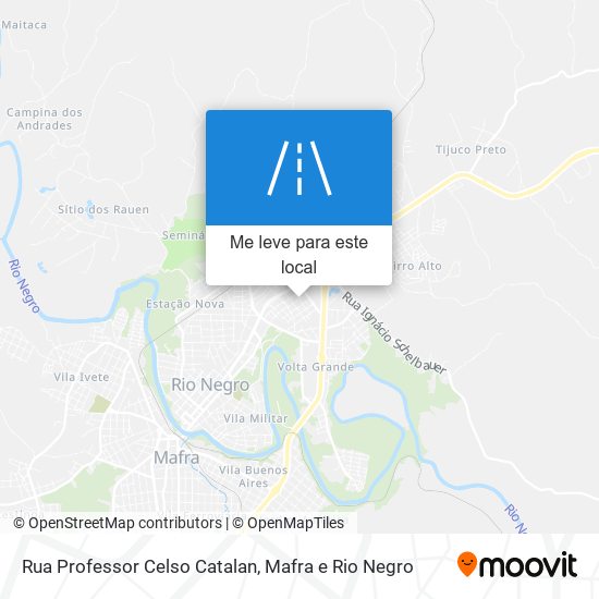 Rua Professor Celso Catalan mapa