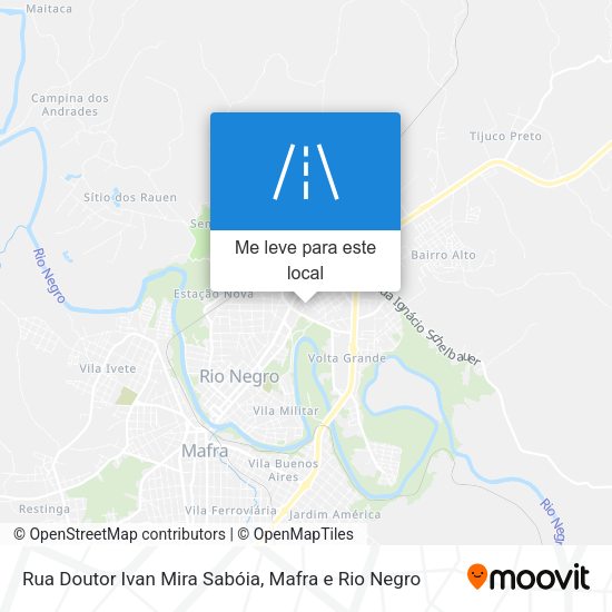 Rua Doutor Ivan Mira Sabóia mapa