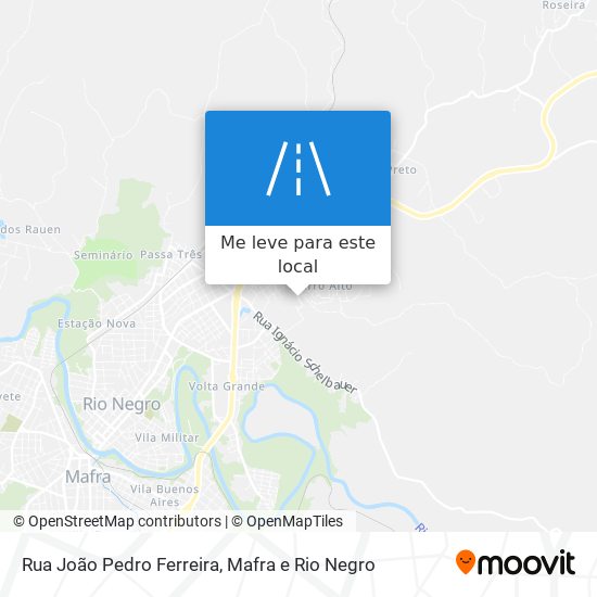 Rua João Pedro Ferreira mapa