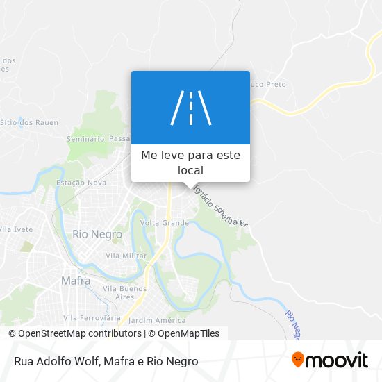 Rua Adolfo Wolf mapa