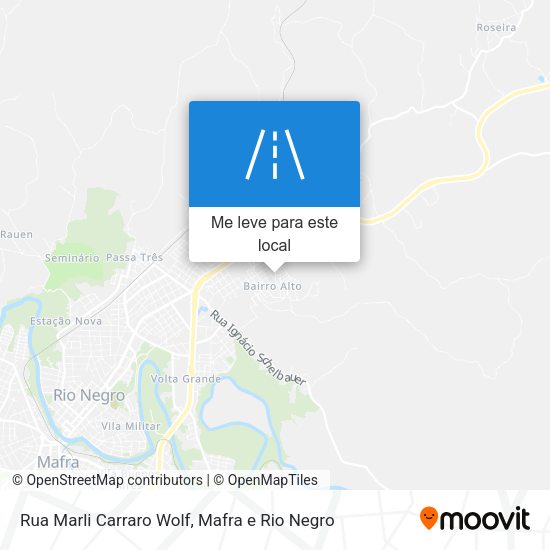 Rua Marli Carraro Wolf mapa