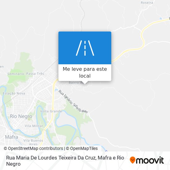 Rua Maria De Lourdes Teixeira Da Cruz mapa
