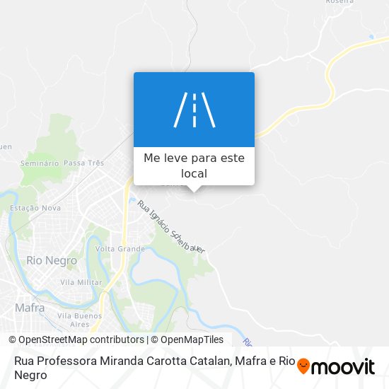 Rua Professora Miranda Carotta Catalan mapa